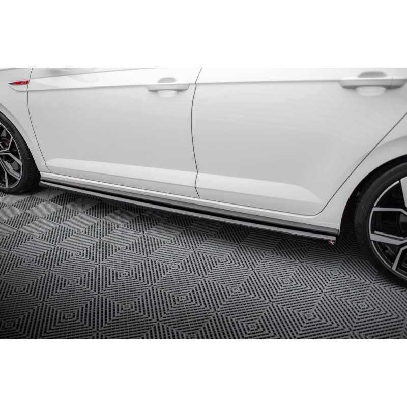 Side Skirts Diffusers Volkswagen Polo GTI Mk6 Facelift a 421,03 € uniw-VW-PO-6F-GTI-SD1G*20777 chez CAROU TUNING
