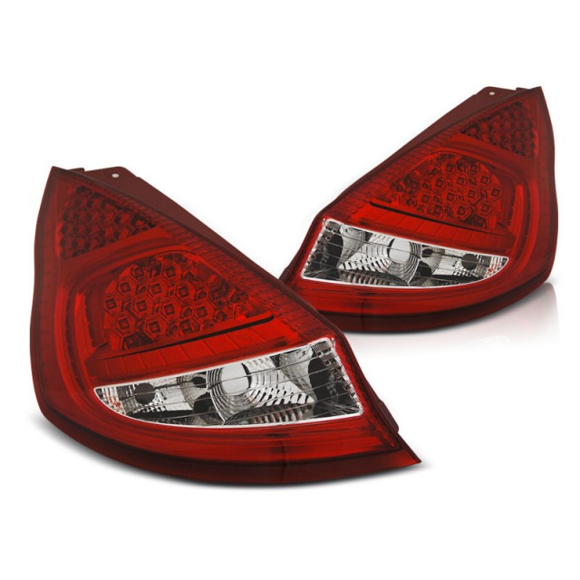 Feux Arrière LED Rouge Blanc pour Ford Fiesta MK7 2008-2012 a 238,86 € LDFO41 chez CAROU TUNING