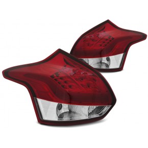 FORD FOCUS 3 11-10.14 HATCHBACK BARRE LED ROUGE BLANC a 289,78 € LDFO52 chez CAROU TUNING