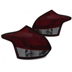 BARRE LED FUMÉE ROUGE POUR FORD FOCUS 3 HATCHBACK 11-10.14 a 289,78 € LDFO53 chez CAROU TUNING