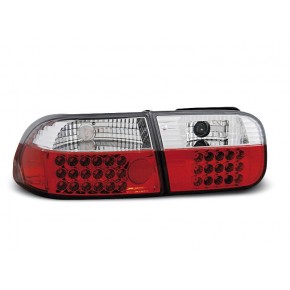 Feux Arrière 3D Rouge Blanc LED pour Honda Civic 09.91-08.95 a 293,60 € LDHO01 chez CAROU TUNING