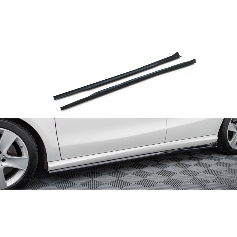 Side Skirts Diffusers Mercedes-Benz CLA C117 Facelift a 421,03 € uniw-ME-CLA-117F-SD1G*20871 chez CAROU TUNING