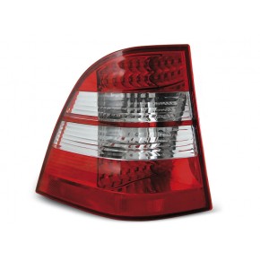 Feux Arrière LED Rouge Blanc pour Mercedes W163 ML Classe M 03-05 a 211,20 € LDME04 chez CAROU TUNING