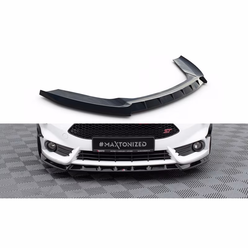 Front Splitter V.6 Ford Fiesta ST Mk7 Facelift a 421,03 € uniw-FO-FI-7F-ST-FD6G*21010 chez CAROU TUNING