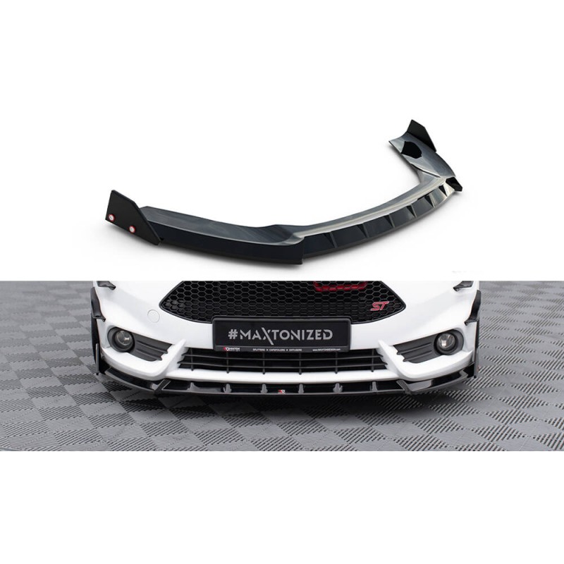Front Splitter V.6 + Flaps Ford Fiesta ST Mk7 Facelift a 526,82 € uniw-FO-FI-7F-ST-FD6G+FSF1B*21011 chez CAROU TUNING