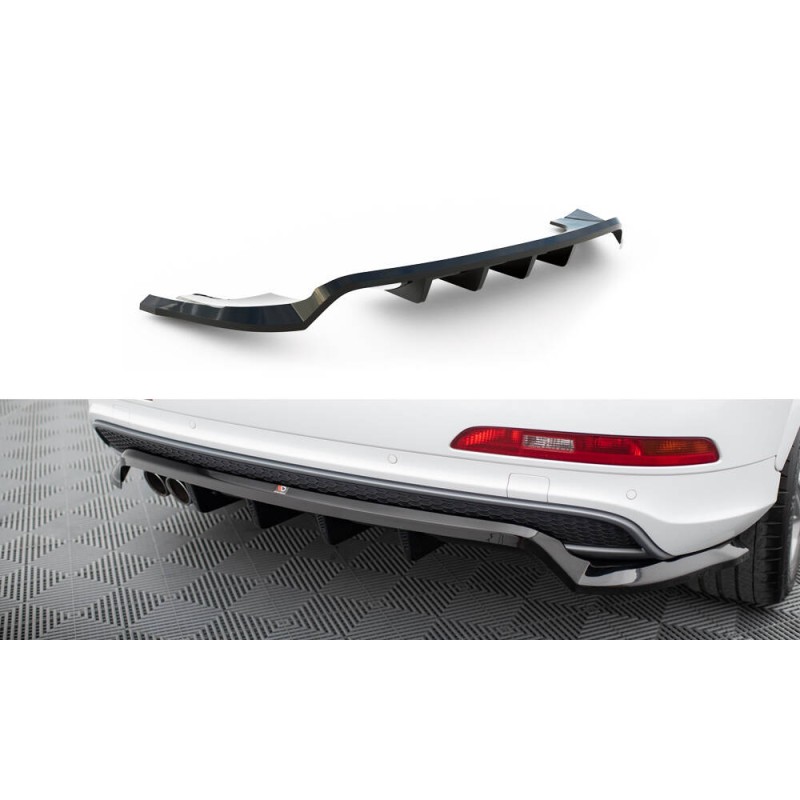 Rear Splitter (with vertical bars) Audi Q3 S-line 8U a 526,82 € uniw-AU-Q3-1-SLINE-SB-RD1G+RD2G*21046 chez CAROU TUNING