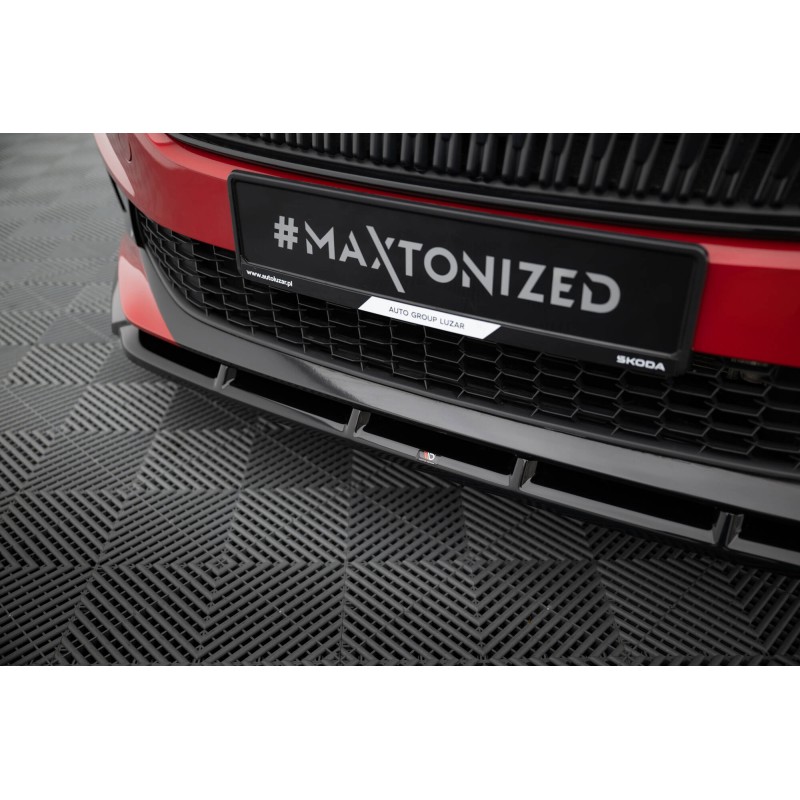 Front Splitter Skoda Fabia Mk4 a 421,03 € uniw-SK-FA-4-FD1G*21065 chez CAROU TUNING