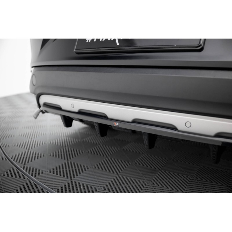 Rear Splitter (with vertical bars) Renault Espace Mk5 Facelift a 526,82 € uniw-RE-ES-5F-RD1G+RD2G*21070 chez CAROU TUNING