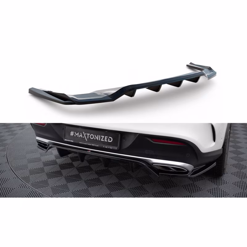 Rear Splitter (with vertical bars) Mercedes-AMG GLE 43 Coupe C292 a 526,82 € uniw-ME-GLE-C292-43-RD1G+RD2G*21081 chez CAROU TUNING