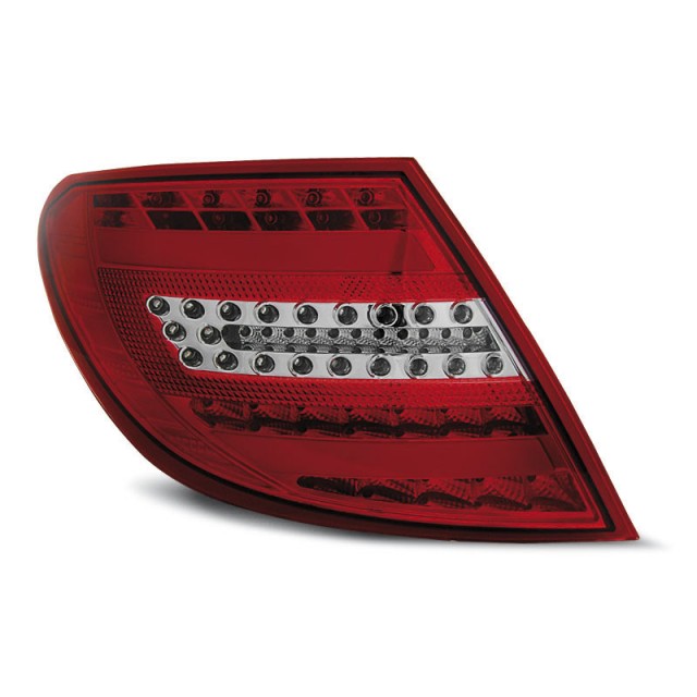 Feux Arrière LED Rouge Blanc pour Mercedes C-Class W204 2007-2010 a 602,74 € LDME71 chez CAROU TUNING
