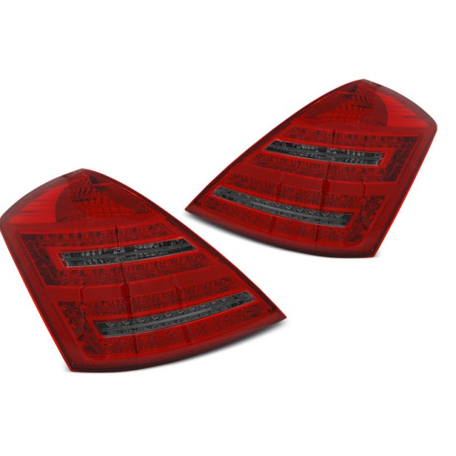 Feux Arrière LED Fumé Rouge SEQ pour Mercedes W221 S-Class 05-09 a 407,28 € LDMED1 chez CAROU TUNING