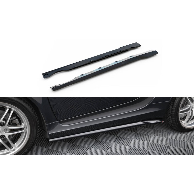 Side Skirts Diffusers Brabus Smart Fortwo C451 Facelift a 421,03 € uniw-BR-SM-FT-451-SD1G*21320 chez CAROU TUNING