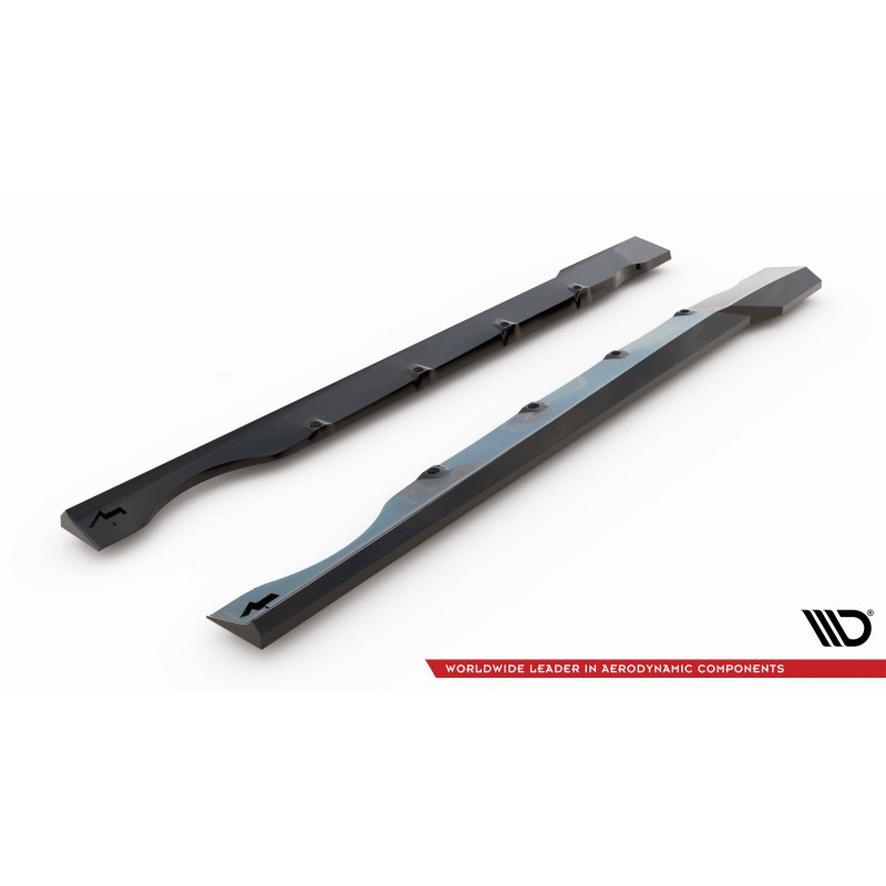 Side Skirts Diffusers Brabus Smart Fortwo C451 Facelift a 421,03 € uniw-BR-SM-FT-451-SD1G*21320 chez CAROU TUNING