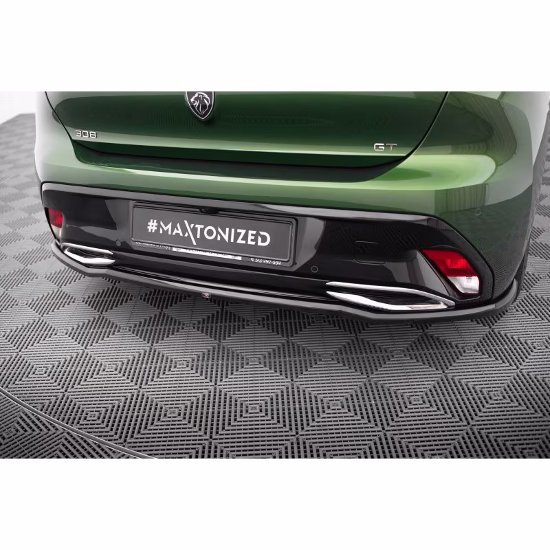 Rear Splitter (with vertical bars) Peugeot 308 Hatchback Mk3 a 526,82 € uniw-PE-308-3-GT-RD1G+RD2G*21373 chez CAROU TUNING