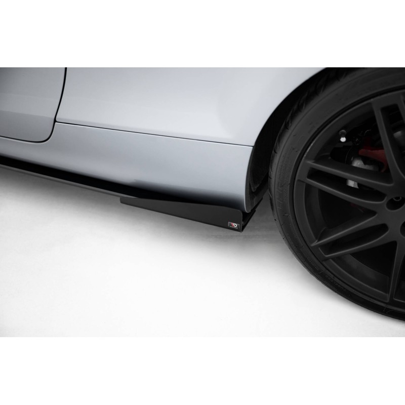 Street Pro Side Skirts Diffusers + Flaps Audi TT S / TT S-Line 8J Facelift a 482,39 € uniw-AUTT2SLINECNC-SD1B+SF1G*21434 chez CAROU TUNING
