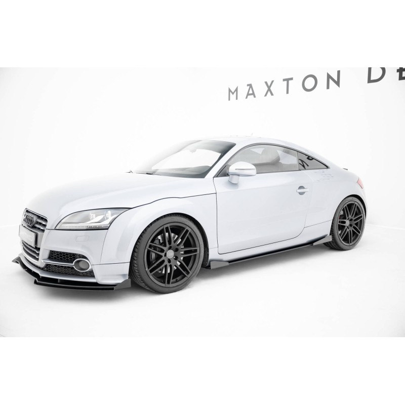 Street Pro Side Skirts Diffusers + Flaps Audi TT S / TT S-Line 8J Facelift a 482,39 € uniw-AUTT2SLINECNC-SD1B+SF1G*21434 chez CAROU TUNING