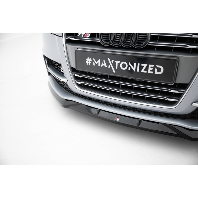 Front Splitter V.2 Audi TT S / TT S-Line 8J Facelift a 421,03 € uniw-AU-TT-2-SLINE-FD2G*21443 chez CAROU TUNING