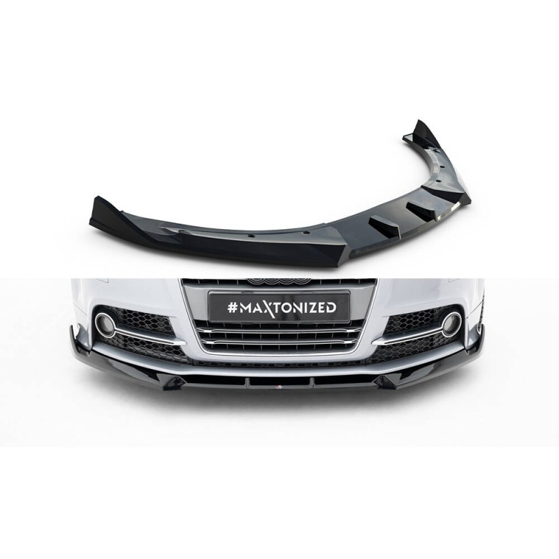 Front Splitter V.3 Audi TT S / TT S-Line 8J Facelift a 421,03 € uniw-AU-TT-2-SLINE-FD3G*21444 chez CAROU TUNING