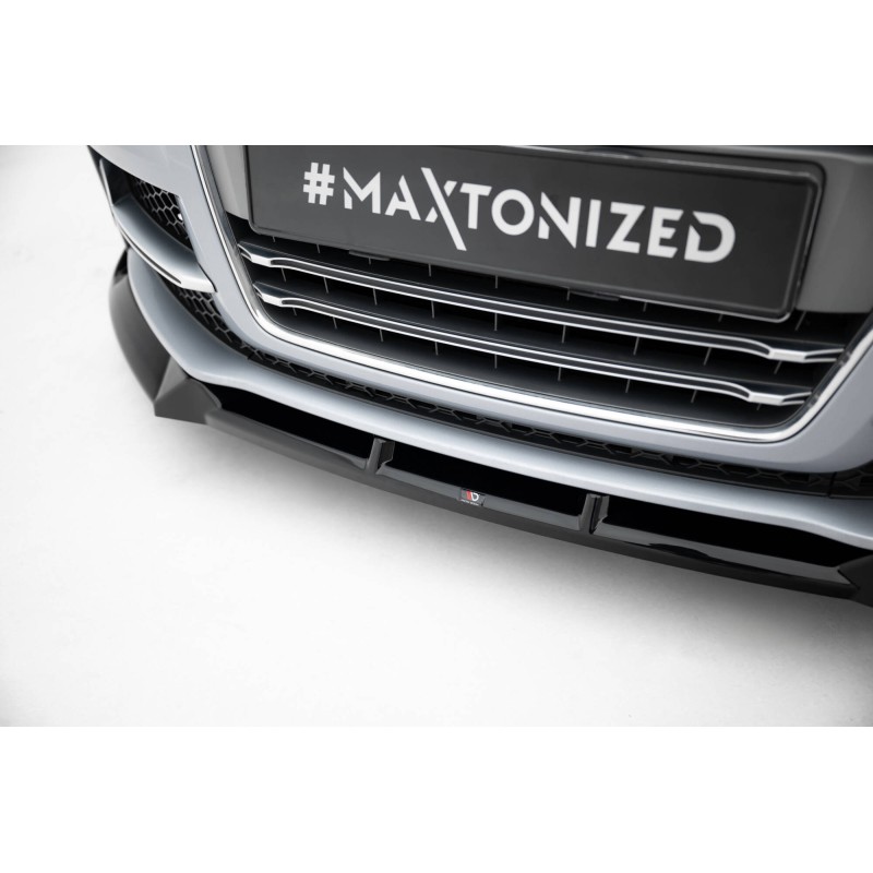 Front Splitter V.3 Audi TT S / TT S-Line 8J Facelift a 421,03 € uniw-AU-TT-2-SLINE-FD3G*21444 chez CAROU TUNING