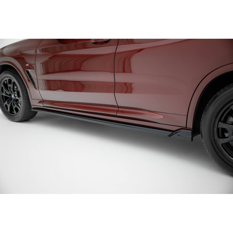 Side Skirts Diffusers BMW iX3 M-Pack G08 Facelift a 421,03 € uniw-BM-X3-01F-MPACK-SD2G*21559 chez CAROU TUNING
