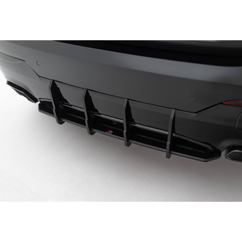 Street Pro Rear Diffuser BMW 4 M-Pack / M440i G22 / G23 a 442,19 € uniw-BM4G22MPACKCNC-RS2B+BRBI*21601 chez CAROU TUNING