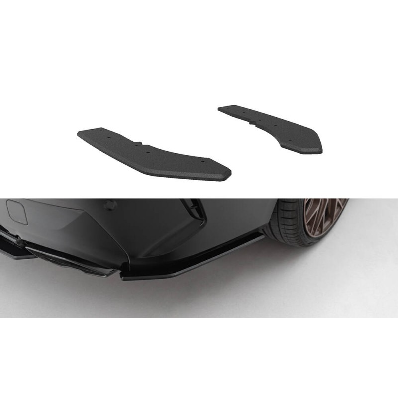 Street Pro Rear Side Splitters BMW M440i G22 / G23 a 188,30 € uniw-BM4G22MPACKCNC-RSD2BRB*21604 chez CAROU TUNING