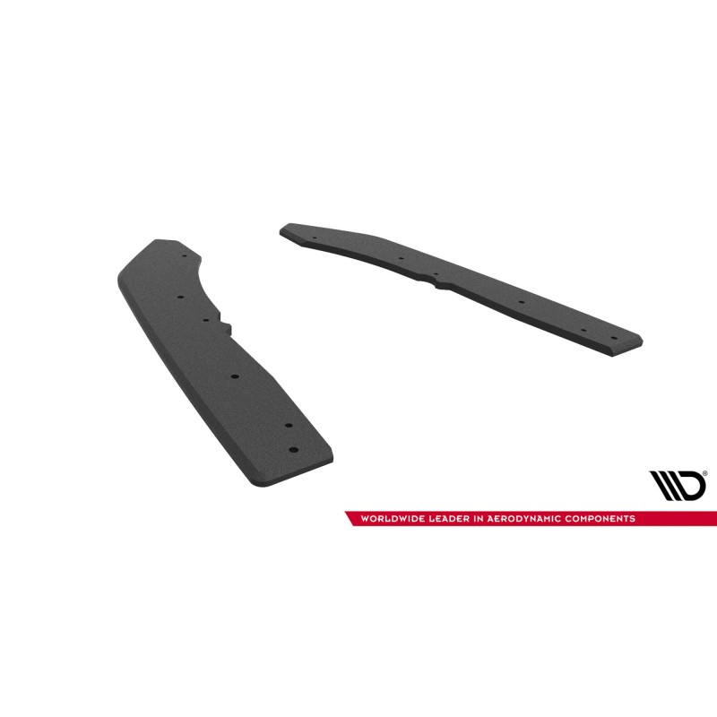 Street Pro Rear Side Splitters BMW M440i G22 / G23 a 188,30 € uniw-BM4G22MPACKCNC-RSD2BRB*21604 chez CAROU TUNING