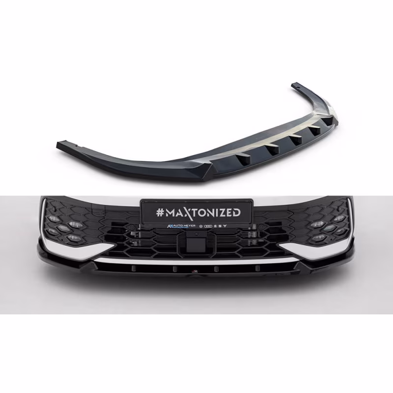 Front Splitter V.2 Volkswagen Golf GTI / GTE / R-Line Mk8 Facelift a 421,03 € uniw-VW-GO-8F-GTI-FD2G*21661 chez CAROU TUNING