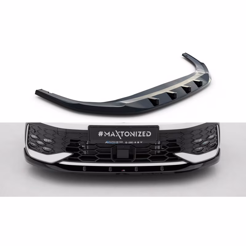 Front Splitter V.5 Volkswagen Golf GTI / GTE / R-Line Mk8 Facelift a 421,03 € uniw-VW-GO-8F-GTI-FD5G*21664 chez CAROU TUNING