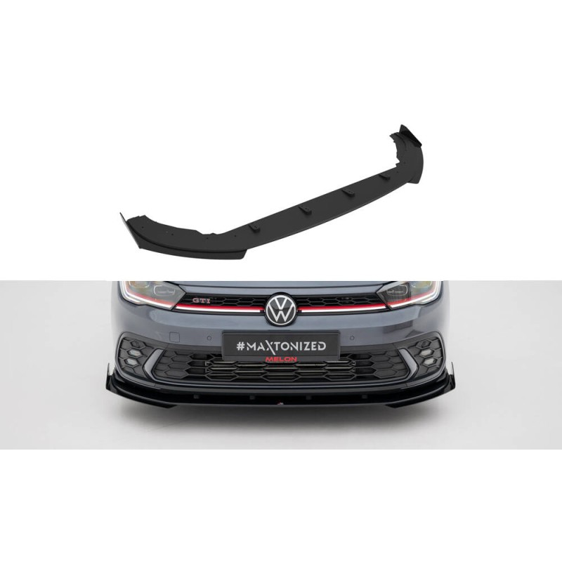 Street Pro Front Splitter + Flaps Volkswagen Polo GTI Mk6 Facelift a 482,39 € uniw-VWPO6FGTICNC-FD1B+FSF1G*21679 chez CAROU TUNING