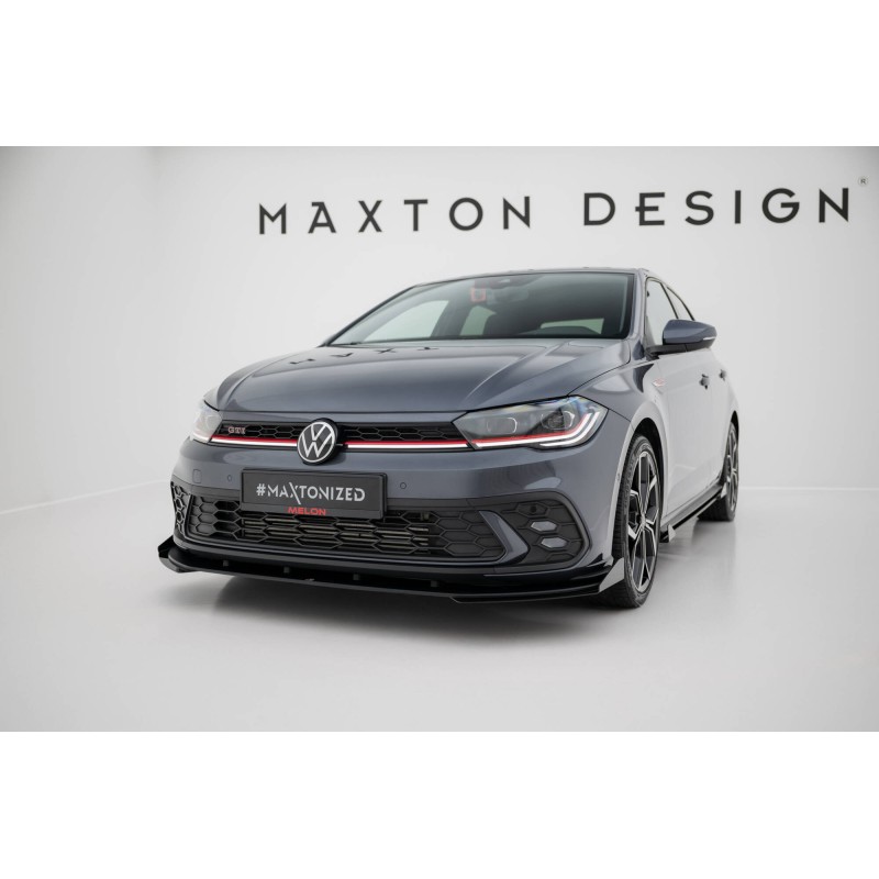 Street Pro Front Splitter + Flaps Volkswagen Polo GTI Mk6 Facelift a 482,39 € uniw-VWPO6FGTICNC-FD1B+FSF1G*21679 chez CAROU TUNING