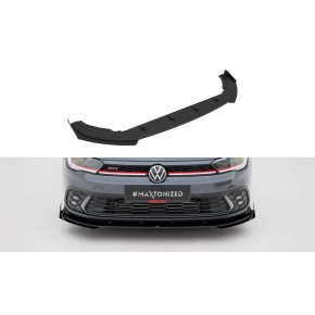 Street Pro Front Splitter + Flaps Volkswagen Polo GTI Mk6 Facelift a 567,02 € uniw-VWPO6FGTICNC-FD1BRB+FSF1G*21680 chez CAROU TUNING