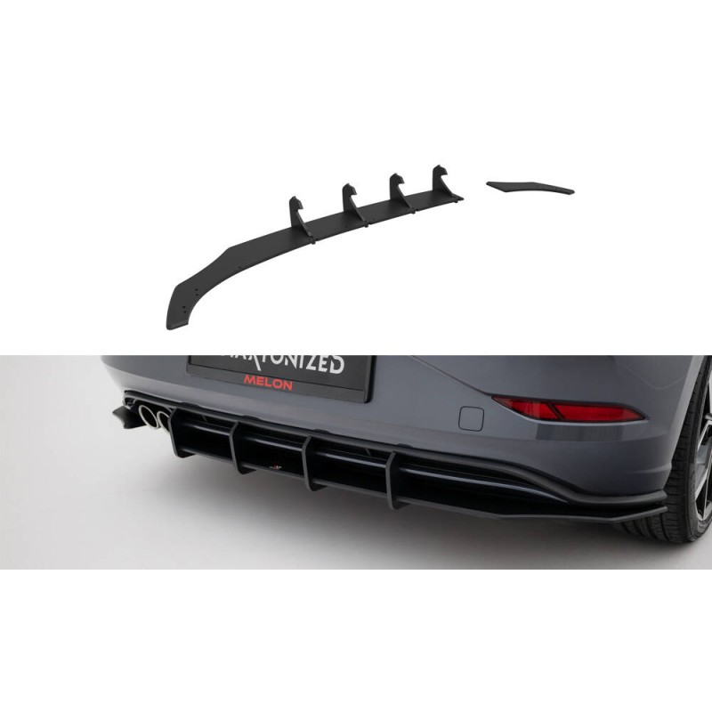 Street Pro Rear Diffuser Volkswagen Polo GTI Mk6 Facelift a 630,49 € uniw-VWPO6FGTICNC-RS1B+BRBI*21684 chez CAROU TUNING