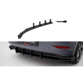 Street Pro Rear Diffuser + Flaps Volkswagen Polo GTI Mk6 Facelift a 670,69 € uniw-VWPO6FGTICNC-RS1B+RSF1G*21686 chez CAROU TUNING