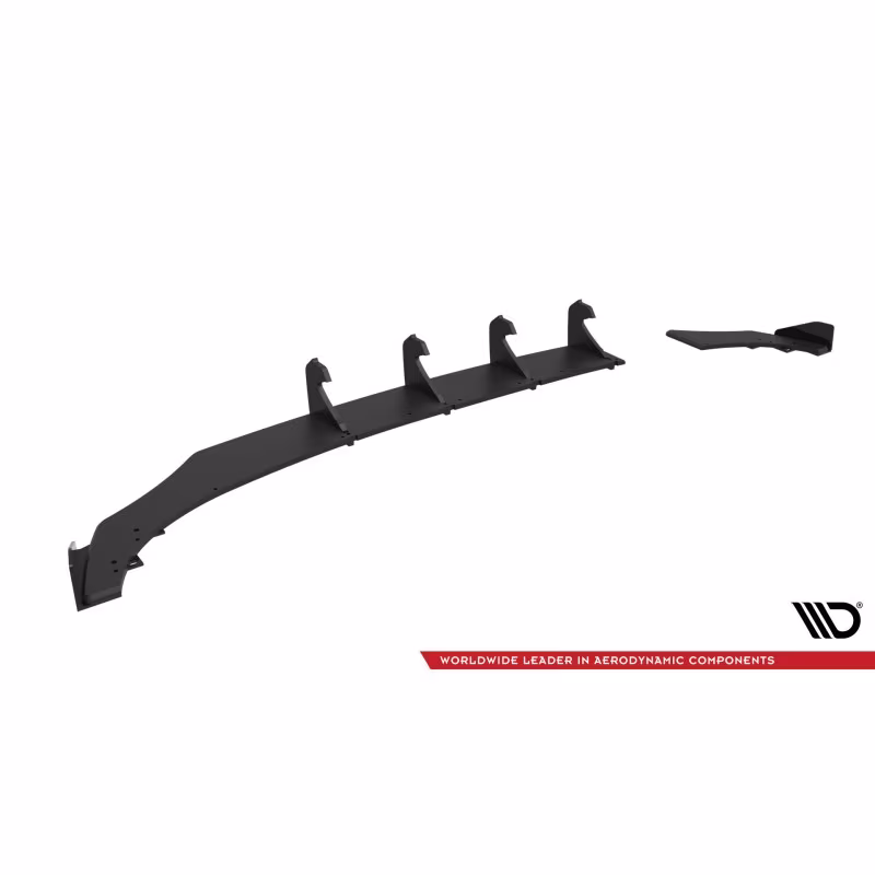 Street Pro Rear Diffuser + Flaps Volkswagen Polo GTI Mk6 Facelift a 670,69 € uniw-VWPO6FGTICNC-RS1B+RSF1G*21686 chez CAROU TUNING