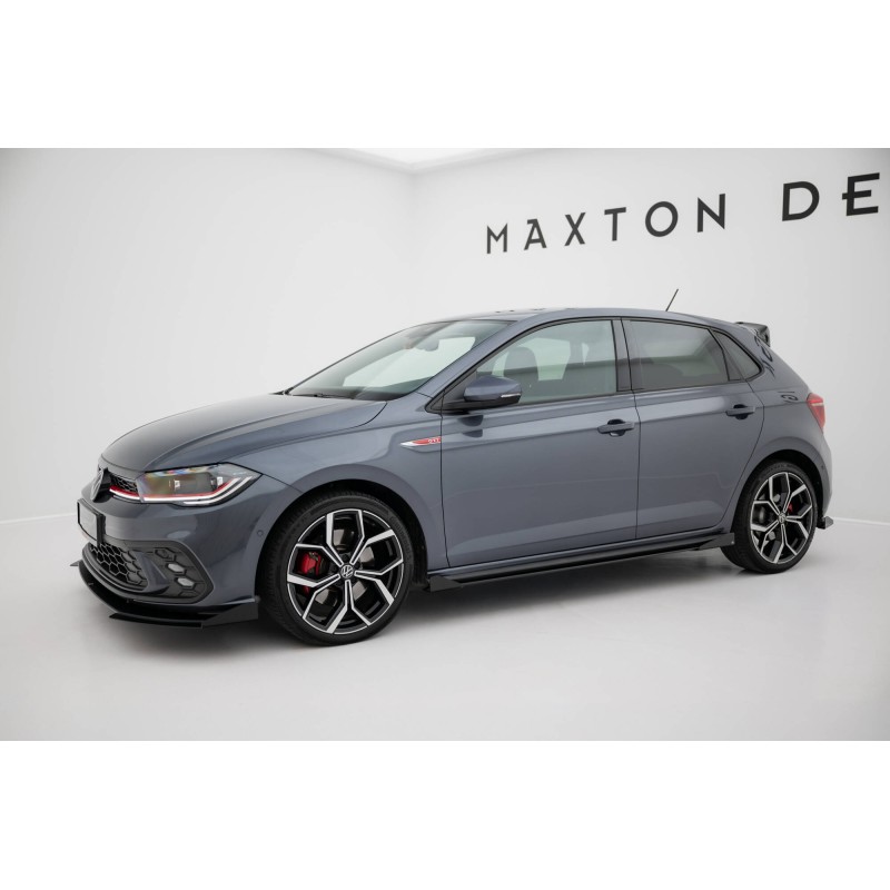 Street Pro Side Skirts Diffusers + Flaps Volkswagen Polo GTI Mk6 Facelift a 482,39 € uniw-VWPO6FGTICNC-SD1B+SF1G*21691 chez CAROU TUNING