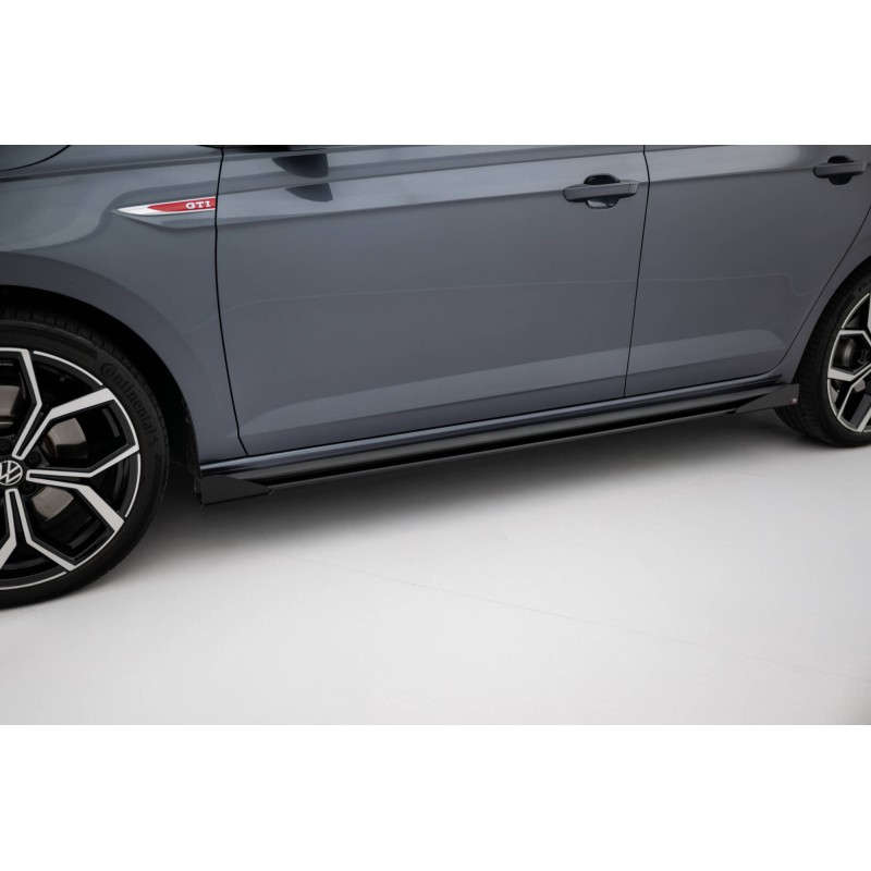 Street Pro Side Skirts Diffusers + Flaps Volkswagen Polo GTI Mk6 Facelift a 482,39 € uniw-VWPO6FGTICNC-SD1B+SF1G*21691 chez CAROU TUNING