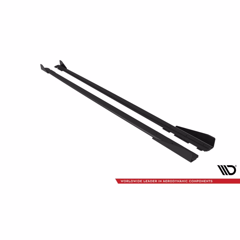 Street Pro Side Skirts Diffusers + Flaps Volkswagen Polo GTI Mk6 Facelift a 567,02 € uniw-VWPO6FGTICNC-SD1BRB+SF1G*21692 chez CAROU TUNING