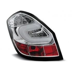 Feux Arrière À Barre Led Chromés pour Skoda Fabia II 2007-2014 a 471,03 € LDSK05 chez CAROU TUNING
