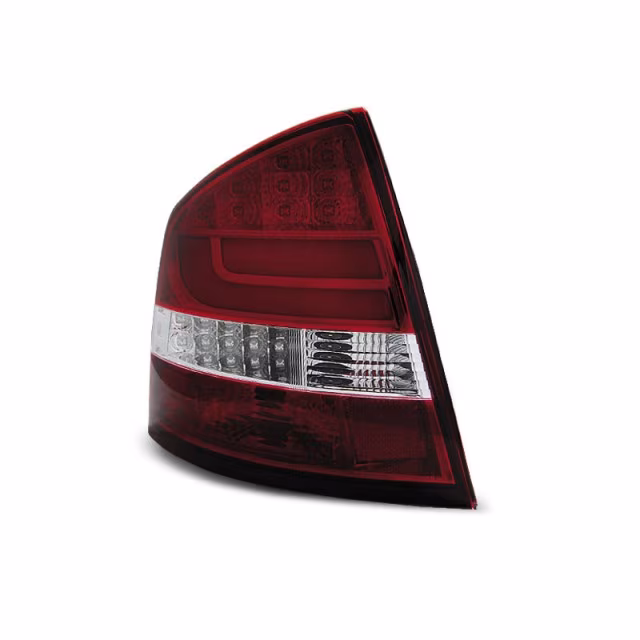 Feux Arrière À Del Rouges Et Blancs Pour Skoda Octavia II Sedan 04-12 a 484,86 € LDSK11 chez CAROU TUNING