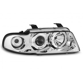 Phares Angel Eyes Chrome Avant pour Audi A4 1994-1998 a 302,03 € LPAU02 chez CAROU TUNING