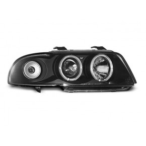 Phares Angel Eyes Noirs Avant pour Audi A4 1994-1998 a 302,03 € LPAU03 chez CAROU TUNING