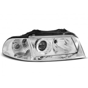 Phares Chromés Avant pour Audi A4 1999-2000 a 287,59 € LPAU04 chez CAROU TUNING