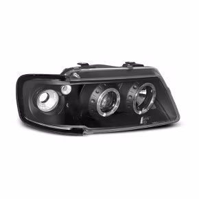 Phares Angel Eyes Noirs Avant pour Audi A3 8L 1996-2000 a 291,19 € LPAU05 chez CAROU TUNING