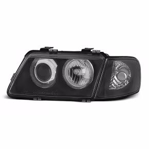 Phares Angel Eyes Noirs Avant pour Audi A3 1996-2000 a 377,80 € LPAU10 chez CAROU TUNING