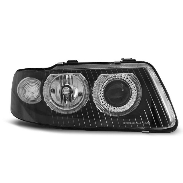 Phares Angel Eyes Noirs Avant pour Audi A3 09.00-05.03 a 356,16 € LPAU22 chez CAROU TUNING