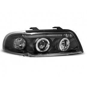 Phares Angel Eyes Noirs Avant pour Audi A4 1994-1998 a 320,66 € LPAU34 chez CAROU TUNING