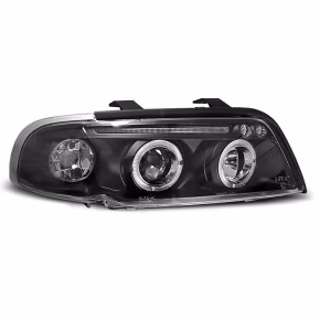 Phares Angel Eyes Noirs Avant pour Audi A4 1994-1998 a 320,66 € LPAU34 chez CAROU TUNING