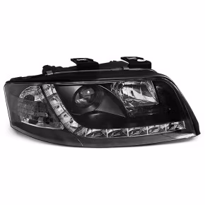 Phares de Jour Noirs Avant pour Audi A6 2006-2004 a 457,79 € LPAU46 chez CAROU TUNING