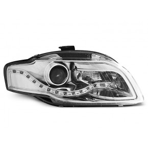 Phares De Jour Chrome Avant Pour Audi A4 B7 11.04-03.08 a 446,37 € LPAU51 chez CAROU TUNING